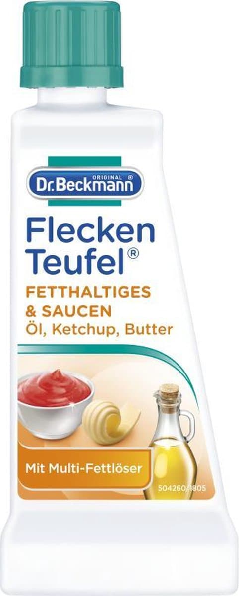 Dr. Beckmann Vlekkenduivel - vlekverwijderaar voor vet, olie, sauzen, ketchup en chocolade - 50 ml — afbeelding 1