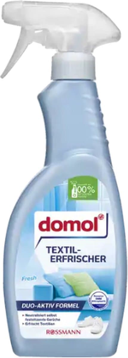 Domol Textielverfrisser Spray - Fresh | 1x 500ml | Verwijdert nare geuren — afbeelding 1