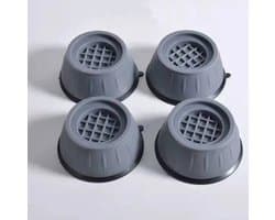 Wasmachine-voetpads, 4 stuks anti-vibratiematten, wasmachine, trillingsdemper, wasmachine, antislip rubberen voetkussens, voor wasmachines en drogers, koelkast, tafel