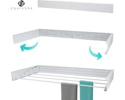 Equivera Wanddroogrek - Wasrek - Droogrek - Wanddroogrek Inklapbaar - Wand Droogrek