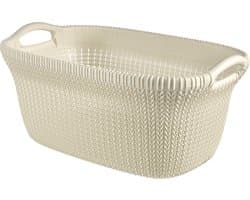 Curver Knit Wasmand - 40 liter - Oasis White