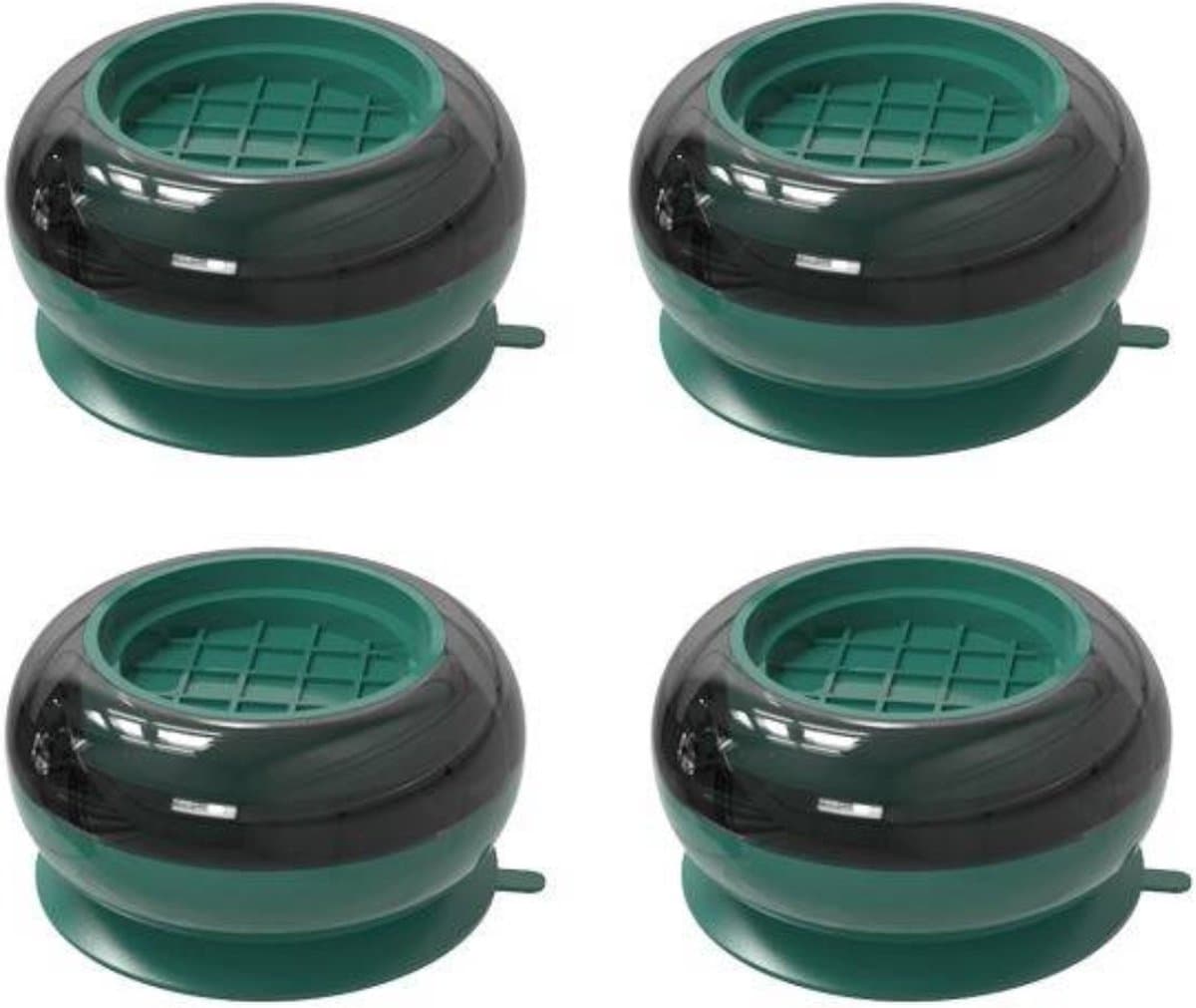 Bovista Wasmachine Verhoger - Wasdroger - Koelkast Verhoger - Met Wielen - Ombouw - 4 Stuks - Groen — afbeelding 1