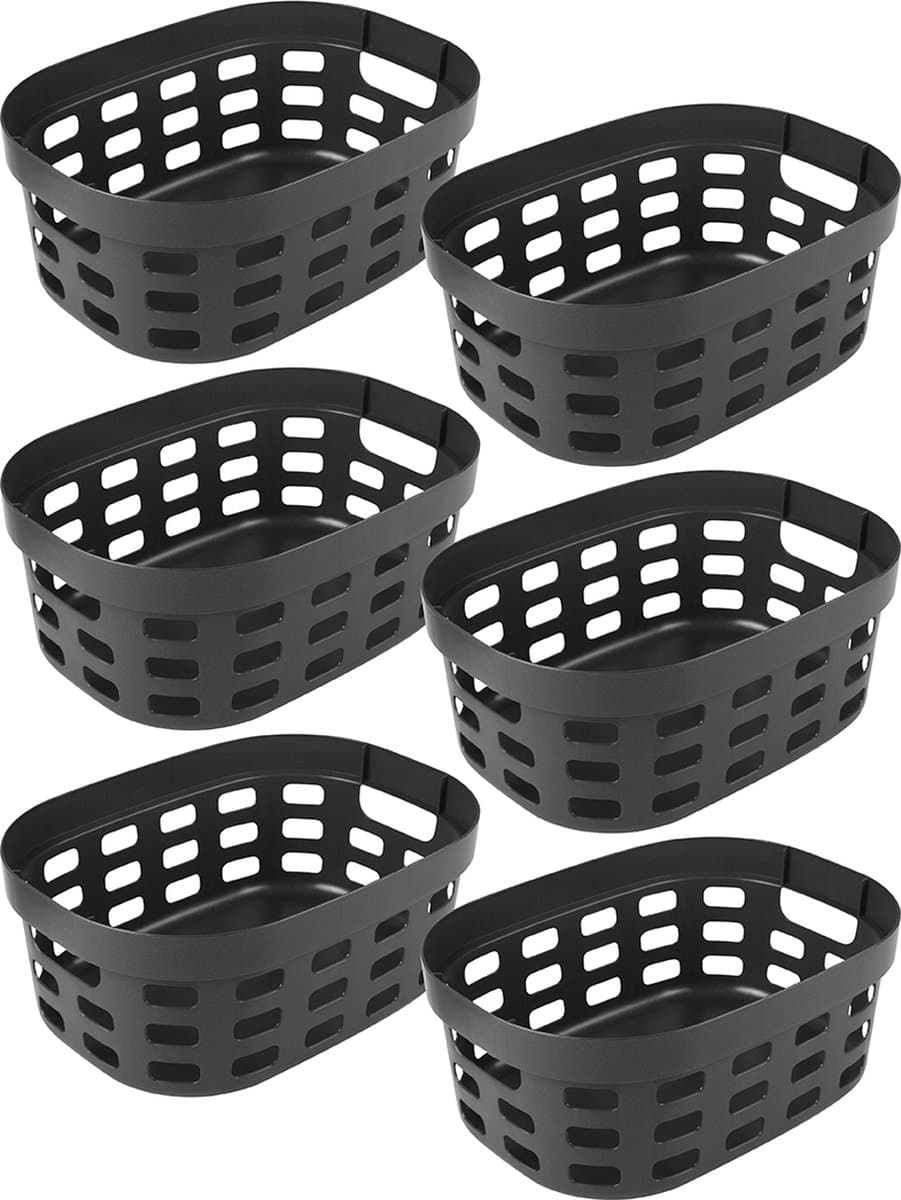 Sunware Sigma Home mand 15L - Set van 6 - Antraciet — afbeelding 1