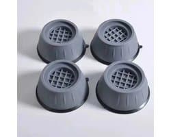 DW4Trading Trillingsdempers wasmachine set van 4 stuks - Verhoger - Schokdempers - Grijs