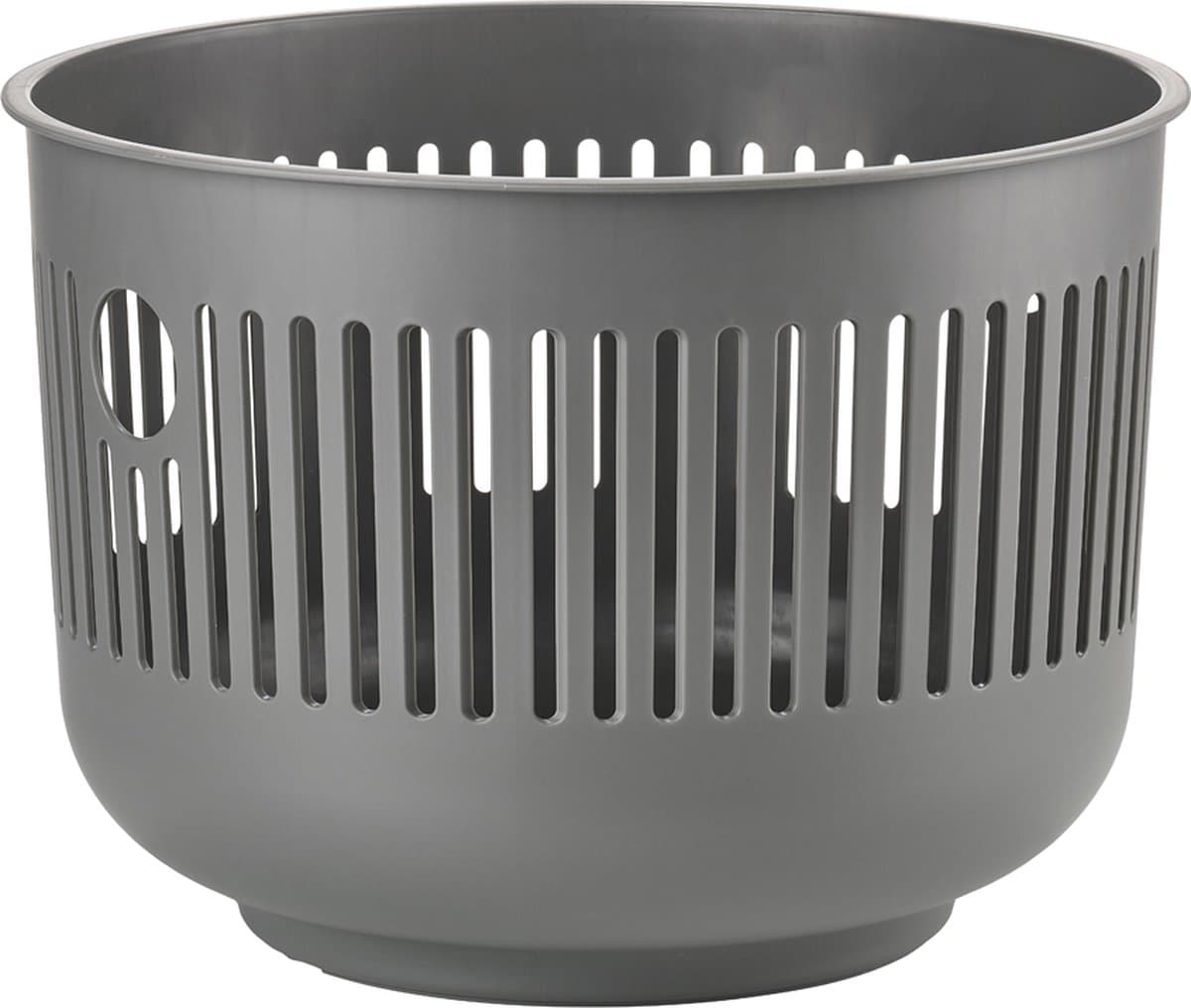 Zone Denmark Ume Wasmand - 30 liter - Grijs - Kunststof - Ronde Wasmand met Hengsel - Kleine Wasbox of Opbergmand — afbeelding 1