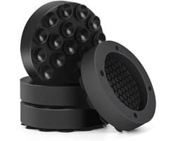 BOTC Wasmachine dempers - Wasmachine Verhoger - Stapelbaar - geschikt voor wasmachine en wasdroger - Zwart — afbeelding 1