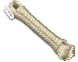 Metaltex - Waslijndraad - Drooglijn - 20 m - Met Spanner Wapening
