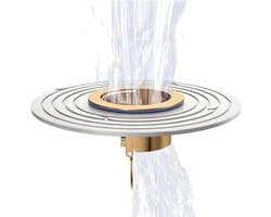 Vloerafvoer Geurblokker - Afsluitring Douche - Geurpreventie Badkamer - Dubbele Barrière Ontwerp - 10 x 10 cm - Grijs