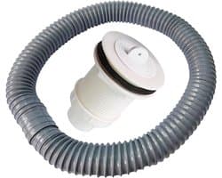 Flexibele Afvoerleiding voor Keuken en Badkamer, 64mm Aansluiting voor Afvoer en Drainage, Ideaal voor Sanitair en Verbouwingen