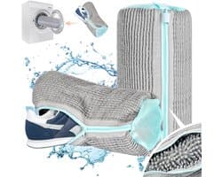Schoenwaszakken, 2 Stuks, Herbruikbare Mesh Tas voor Machinewas, 39 x 19 cm, Geschikt voor Sportschoenen en Sneakers