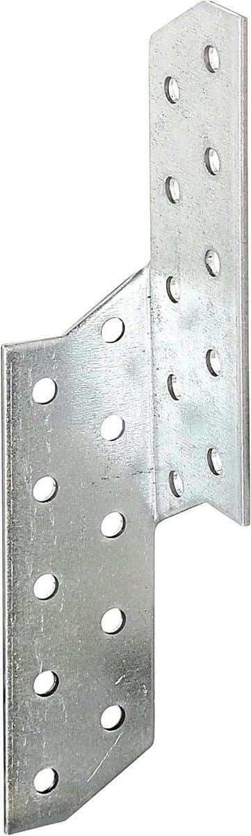 SnelShoppen - Sparanchor Set van 12 | Links en Rechts | Sendzimir Gegalvaniseerd | Hoogwaardige Staal | 32x32x170 mm | Perfect voor Tuin en Bouwprojec — afbeelding 1