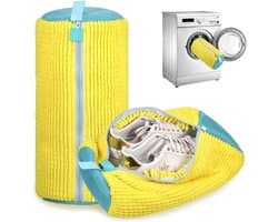 2 Stuks Herbruikbare Schoenwaszakken voor Sneakers in de Wasmachine - 360° Reiniging, Waterdicht en Met Rits
