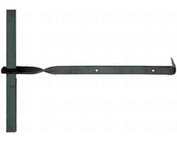Balkenanker - Steunplaat Bevestiging - Muren Versterken - Gesmeed IJzer - 450 x 26 x 5 mm - Rauw IJzer