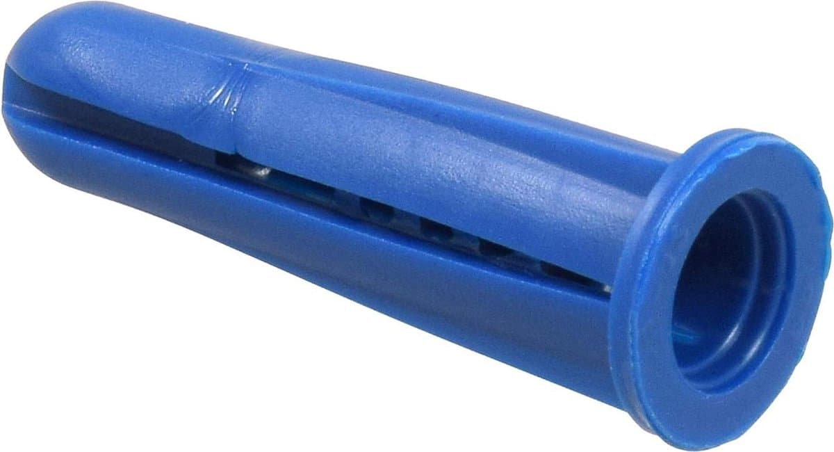 Plastic Ankers - Wandankers Hollewand - Bevestigen in Muur - Corrosiebestendig Kunststof - 14-16 x 1-3/8 inch - Blauw — afbeelding 1