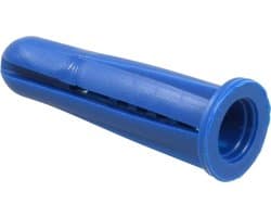Plastic Ankers - Wandankers Hollewand - Bevestigen in Muur - Corrosiebestendig Kunststof - 14-16 x 1-3/8 inch - Blauw