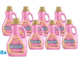 Woolite Wasmiddel Wol en Zijde met Keratine 30 wasbeurten 1,5 liter - Voordeelverpakking - 8 stuks