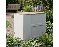Wasmachinekast 93,5x60x88,5 cm – Opbergkast - Wit - Medahomestore