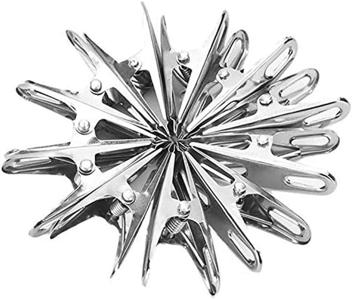 Kleding Pinnen - Wasknijpers Metalen - Kleding Droge - Roestvrij Staal - 20 Stuks - Zilver — afbeelding 1