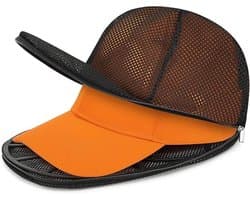 Cap Washer - zwart - Waszak voor Petten - met wasframes - Vormbehoud - houder - Pet Wassen - Universeel Maat - Dames en Heren - waszakken voor baseballcaps - 35x23x13cm