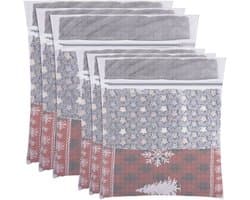 6-delige Waszakken Set - 3x Groot (60x50 cm) & 3x Medium (50x40 cm) - Fijnmazig Polyester Met Ritssluiting - Herbruikbaar voor Wasmachine