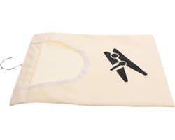 Wasknijper Organizer - Opberger Tas - Efficiënte Wasknijper Opberging - Winddicht en Veilig - 35.7 x 26.1 cm - Beige
