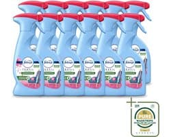 12 x Febreze – Textielspray – Roze Anjers – 375 ml - Wasstrips - Textielgeur - Textielverzorging - Geurverwijdering - Textielspray - Roze Anjers