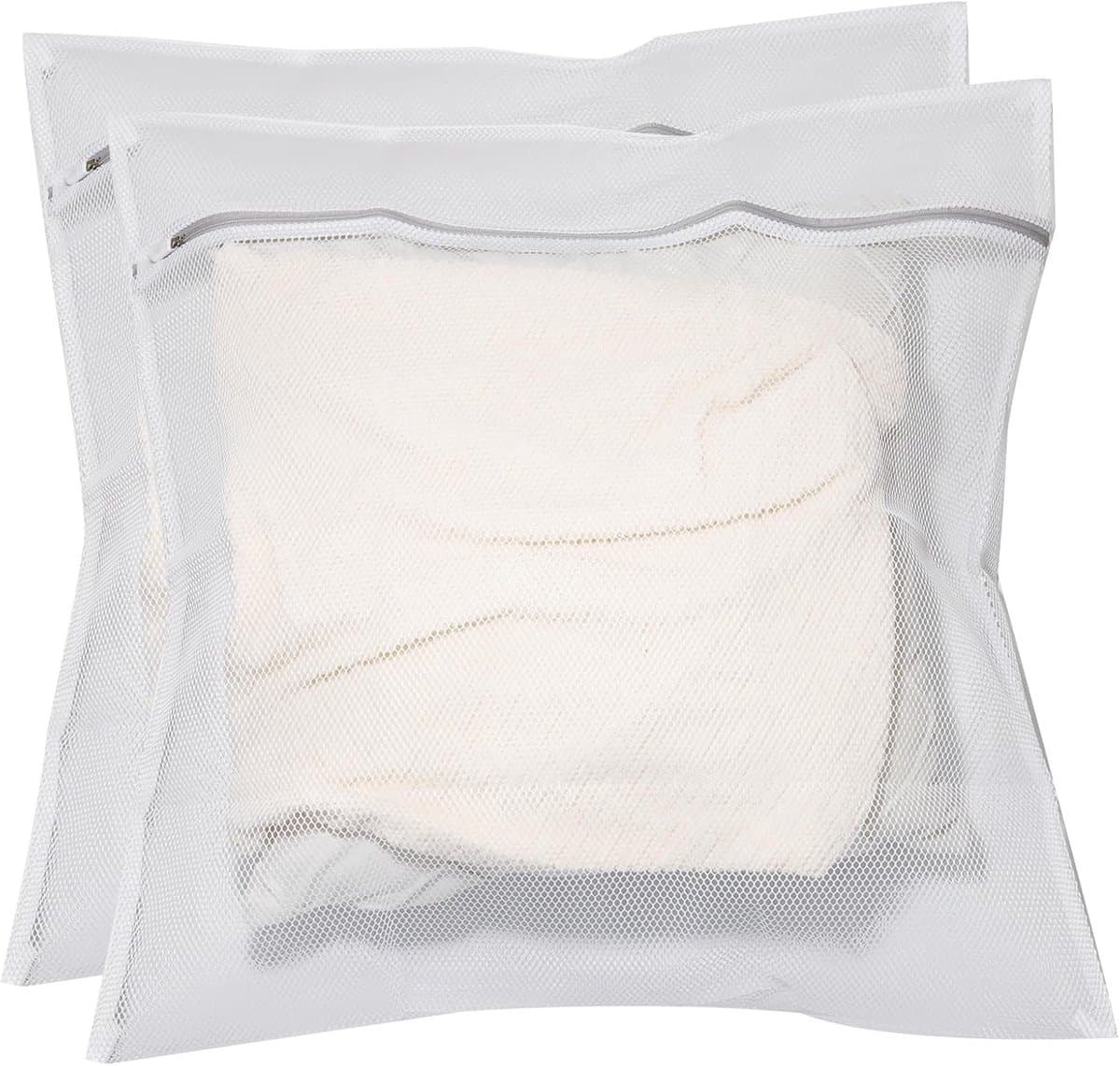 Duurzame Waszakken van Honingraatmesh voor Fijne Was, Ideaal voor Kleding, Handdoeken en Bedlinnen (2 Stuks, 60 x 60 cm) — afbeelding 1