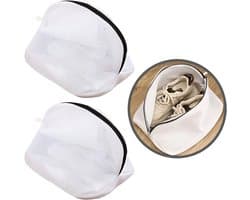 Waszakken, wasmachine-tas, wasnet, wasnet met ritssluiting voor wasmachine, netstof, waszakken