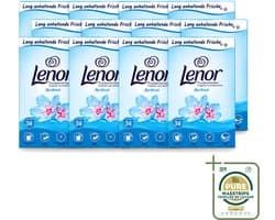12 x Lenor - Droogtrommeldoekjes - Aprilfris - Textielverfrisser - 34 Doekjes - Wasstrips - Droogtrommeldoekjes - Wasdoekjes - Textielverfrisser - Frisheid - Statische Elektriciteit