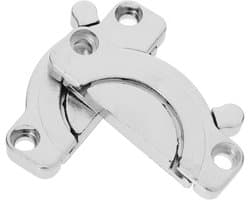 1set Rvs Meubelverbinder Verstelbare Tafelverbinding Voor Conferentietafels Kantoortafels Eettafels Stevige Bevestigingshardware Voor Stabiliteit Flexibiliteit Zilver