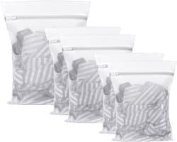 Waszakken voor delicaat wasgoed, 5 stuks, ideaal voor blouses, sokken, ondergoed en babykleding