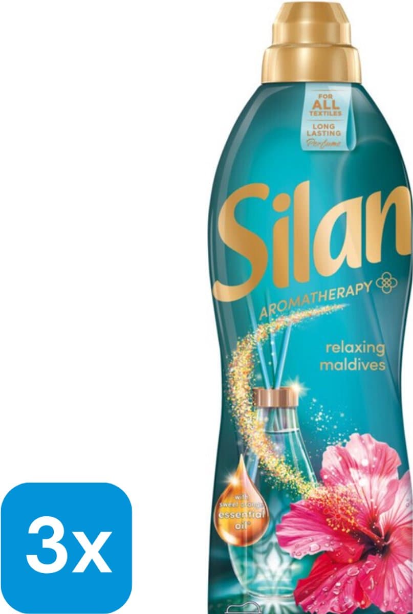 3x 880 ml Silan wasverzachter Irresistible - Intense geursensatie — afbeelding 1