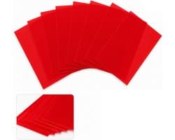 8 Stuks Hittebestendige Folie, Gel Lichtfilter Rood, Transparante Kleurfolie voor Kleurcorrectie, Fotostudio, Fotolamp, LED-Lamp, Projector, Studioflitser en Koplamp