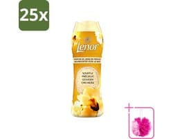 25 x Lenor - Geurbooster - Gouden Orchidee - 22 Wasbeurten - Bulkverpakking - Geurbooster was - Douchemop - Geur in was