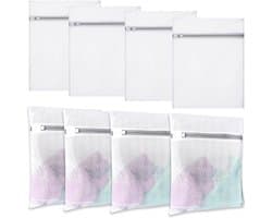 Wasmachine Wasnetjes Set van 8 Stuks 40 x 30 cm, Ideaal voor Kleine Wasgoed en Delicate Kleding