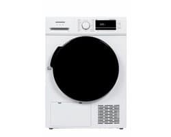 Heinner HHPD-M8G3D++ Warmtepompdroger – 8 kg – Energieklasse D – 16 Programma’s – Digitaal Display – Snelprogramma – Startuitstel – Anti-kreukfunctie – Trommelverlichting – Kinderslot – Wit – 5 Jaar Garantie
