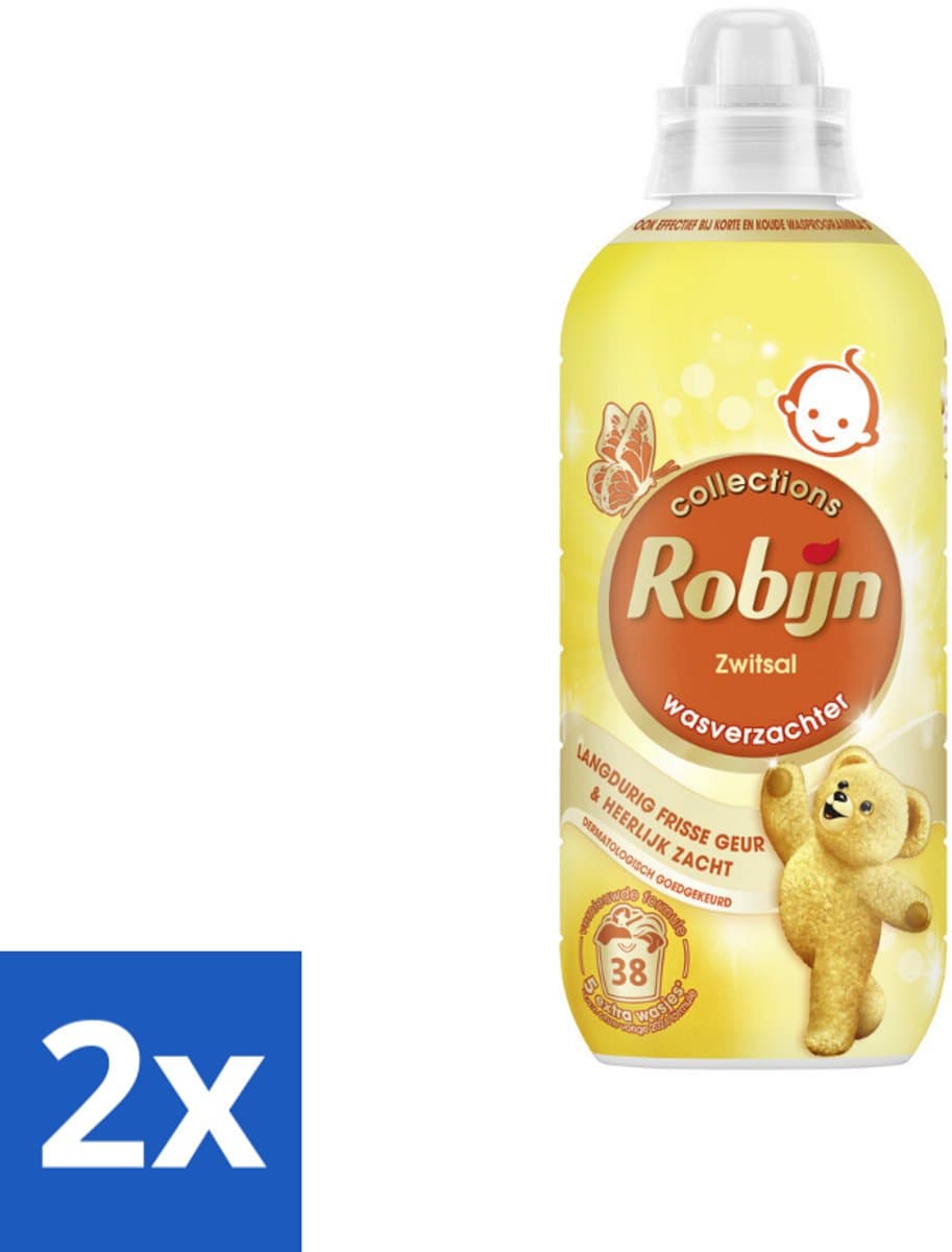 Robijn – Wasverzachter – Zwitsalgeur – 765 ml - Voordeelverpakking - 2 stuks — afbeelding 1