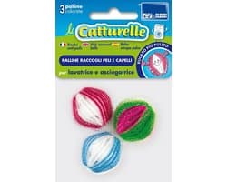 Wasmachine Haarballen - Pluisvangers - Dierenharen Verwijderen - Set van 3 - 12x9x3 cm - Assorti