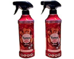 2x Yumos Huis & Textiel Spray Amber (geschikt voor thuis, kleding, voertuig) 450 ml - Yumos Ev ve Tekstil Spreyi Amber - Yumos Home & Textile Spray Amber (compatible for home, clothing, vehicle) 450 ml — afbeelding 1
