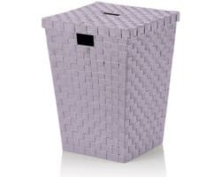 Wasmand Alvaro PP, paars 40x40x52 cm