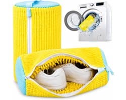Herbruikbare schoenwassertassen - Anti-deformatie schoonmaakzakken - Geschikt voor wasmachines en drogers - blauw - 19 * 39cm - 2 stuks verpakking