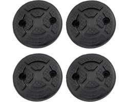 Universele rubber pads voor krikken - set van 4 - antislip - veilig tillen van voertuigen - ShopVlot