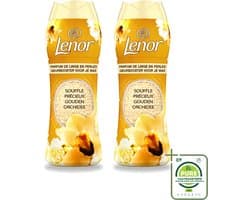 2 x Lenor - Geurbooster - Gouden Orchidee - 22 Wasbeurten - Grootverpakking - Geurbooster Was - Geur In Was - Geur In Kleding - Wasgeur - Geur In Wasmachine