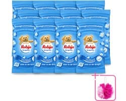 12 x Robijn – Droogtrommeldoekjes – Morgenfris - 20 Doekjes - Bulkverpakking - Droogtrommeldoekjes - Douchemop - Wasgoed drogen