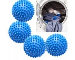 Wasmachines Kledingverzachtende Ballen - 4 stuks - Anti-Pluis