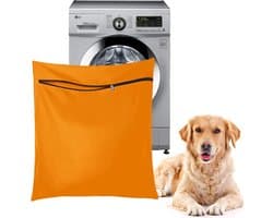 Waszak voor Huisdieren, Isoleert Dierenharen Om te Voorkomen Dat de Wasmachine Geblokkeerd, Waszak voor Huisdieren voor Honden, Katten, Beddengoed voor Huisdieren, Dekens (Oranje) — afbeelding 1