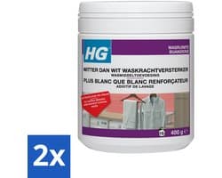 2 x HG Witter Dan Wit Waskrachtversterker Met Vlekoplosser 500 gr - Witwasmiddel - Wasversterker - Vlekkenverwijderaar - Witwas - Wasmiddeltoevoeging