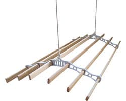 Droogrek Ophangbaar - Plafond Wasrek - Wit - 1.2m