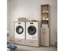 Wasmachine kast Rowley 2 - Beige