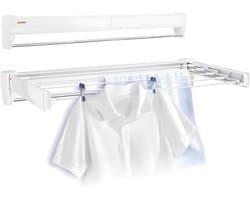 Wanddroogrek - Wasrek - Ophangbaar - Wit - 70cm x 35cm x 11cm